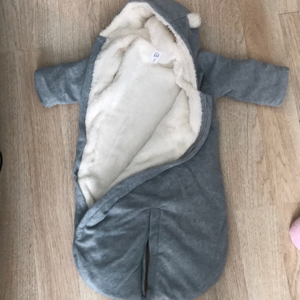 Gap bear bunting fleece snow suit bundler